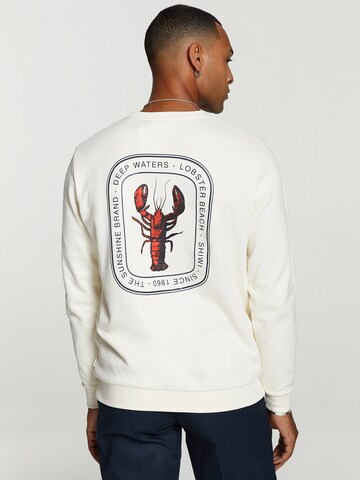 Shiwi Sweatshirt 'Lobster' in White