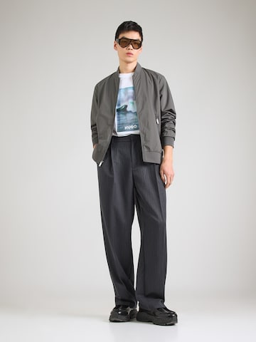 HUGO Majica 'Nalotrix' | bela barva