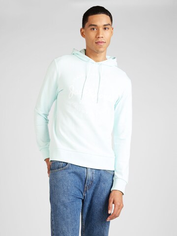 Sweat-shirt 'FOREST' JACK & JONES en bleu : devant