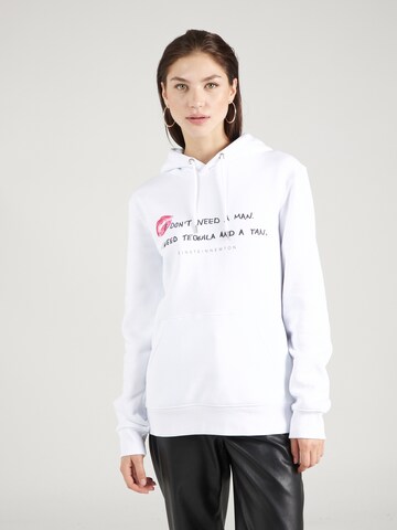 EINSTEIN & NEWTON Sweatshirt 'Tan Tequila' in White: front