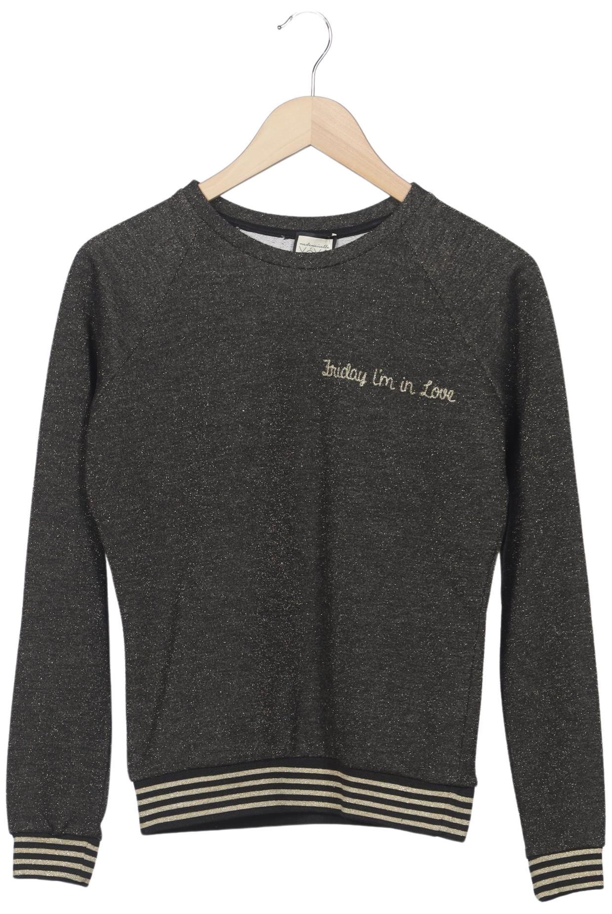Mademoiselle YéYé Sweatshirt & Zip-Up Hoodie in XS in Grey: front