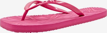 Tongs ESPRIT en rose : devant