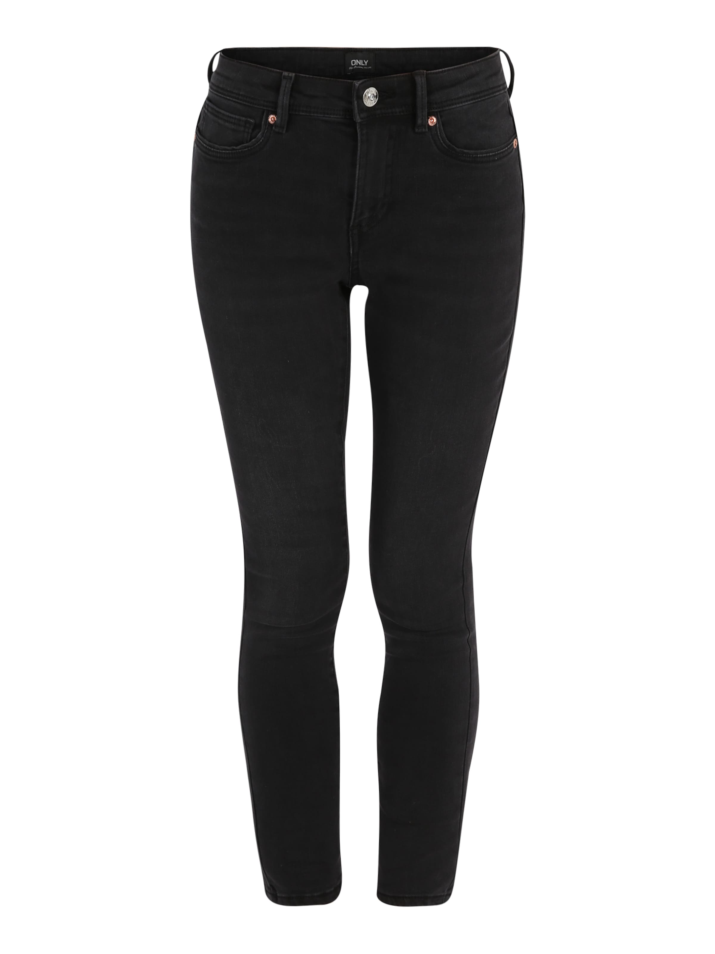 Only Petite Skinny Jeans 'WAUW' in Black: front