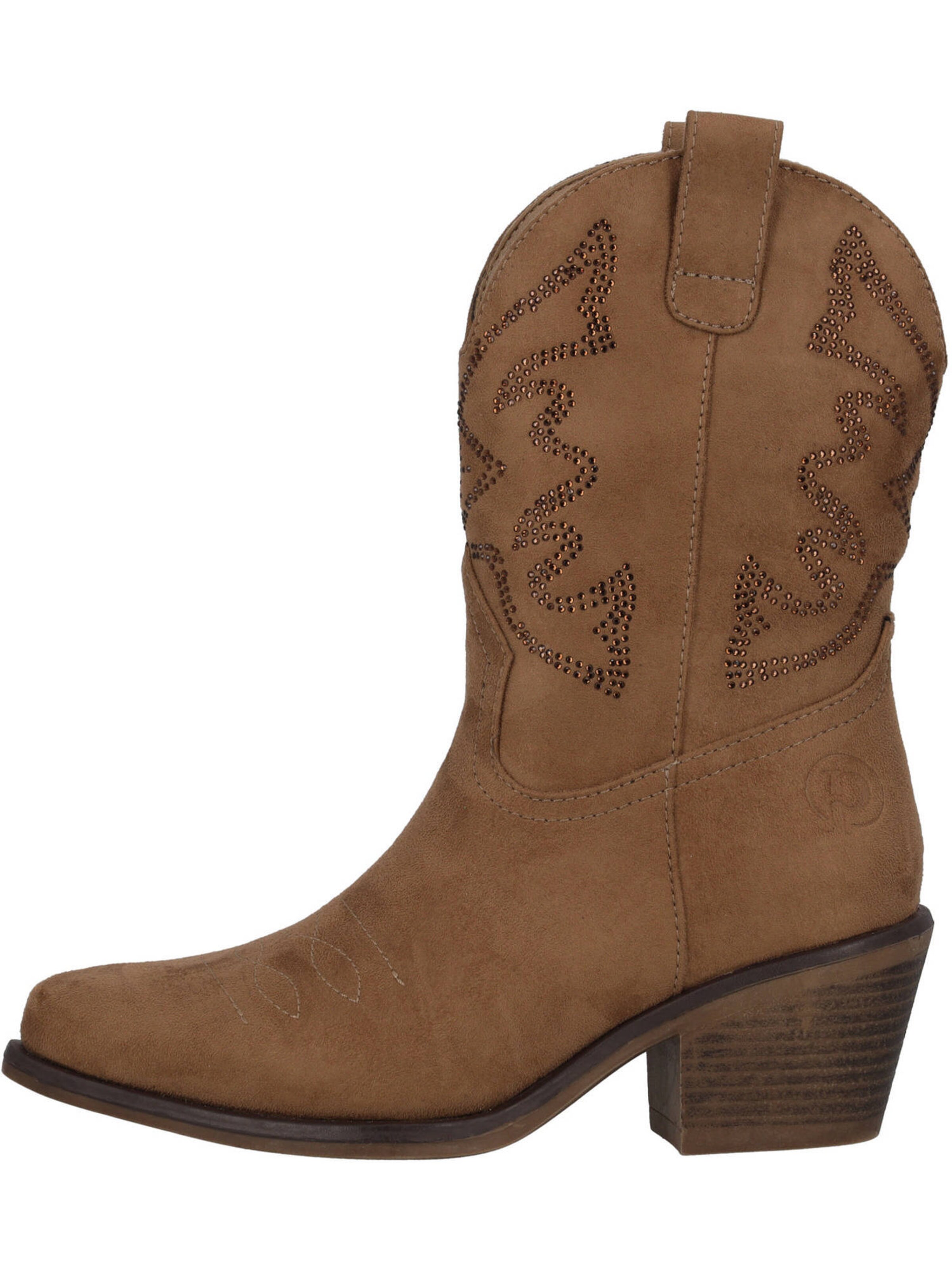 Bottes de cowboy 'Meldy' Palado by Sila Sahin en marron