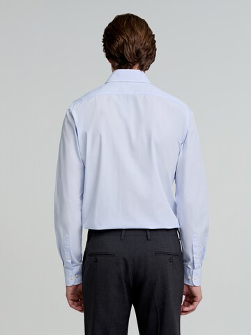 Scalpers Regular fit Button Up Shirt 'Elisee' in Blue