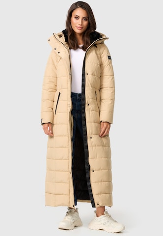 NAVAHOO Χειμερινό παλτό 'Das Teil XIV' σε μπεζ