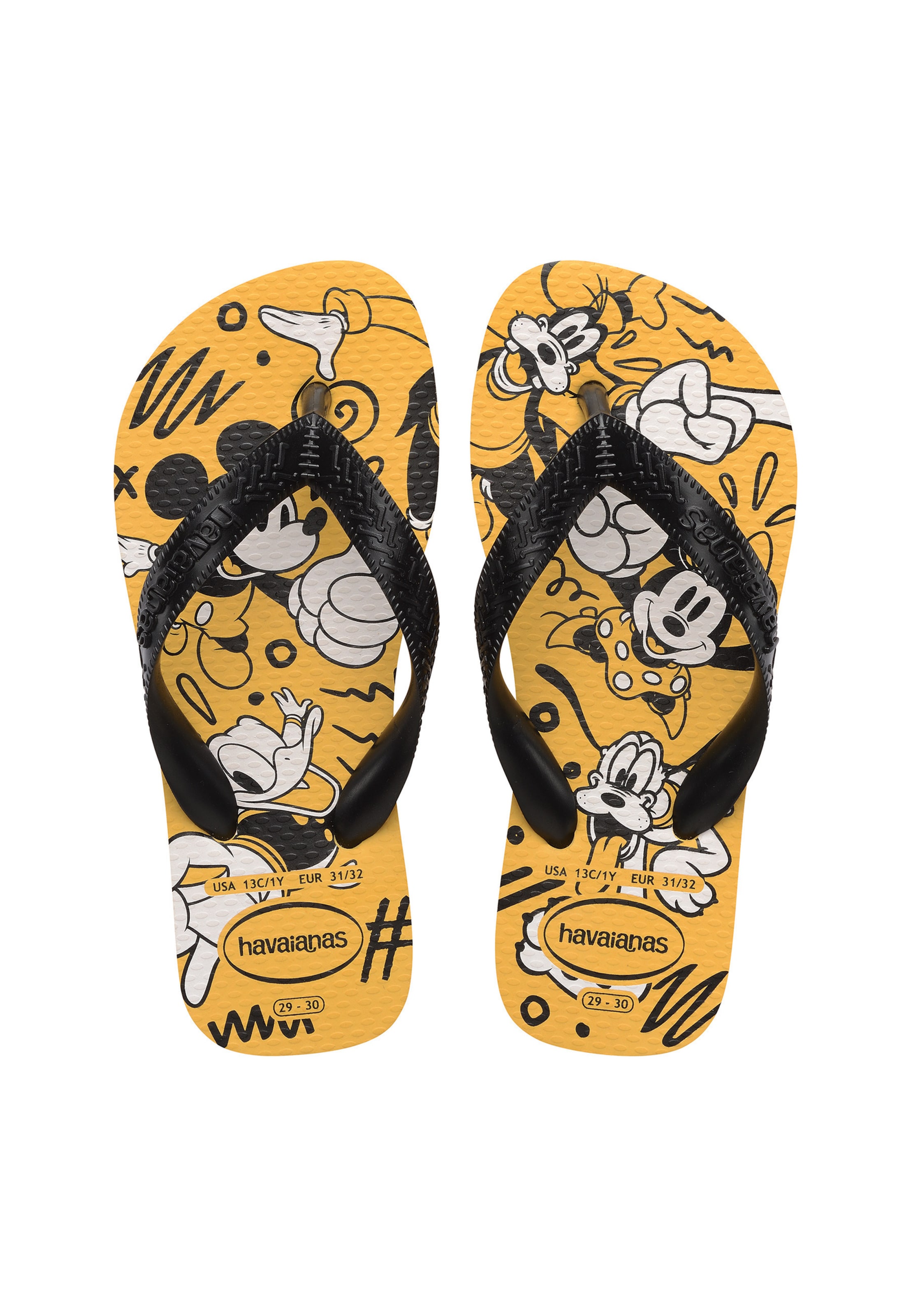 Chaussures ouvertes 'Disney' HAVAIANAS en jaune