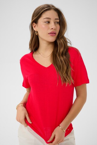 Cream Blouse 'CRFulla' in Red