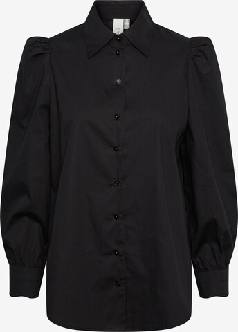 Camicia da donna 'CRISPA' di Y.A.S in nero: frontale