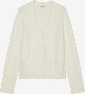 Cardigan Marc O'Polo en blanc : devant