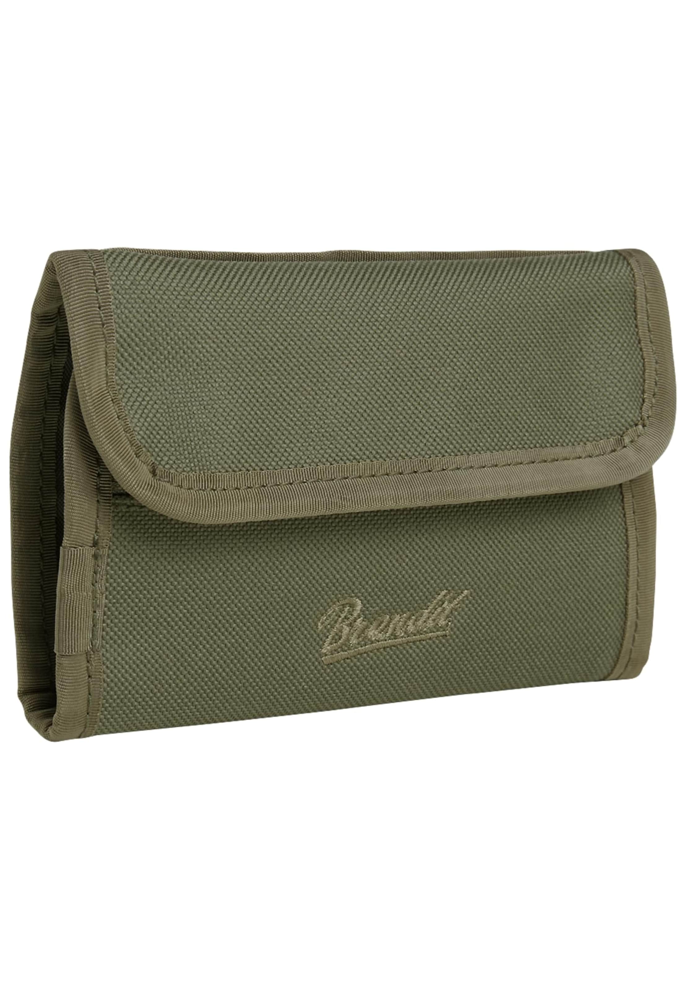 Brandit Wallet in Green: front