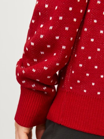 JACK & JONES Trui 'JJXmas Gabriel' in Rood