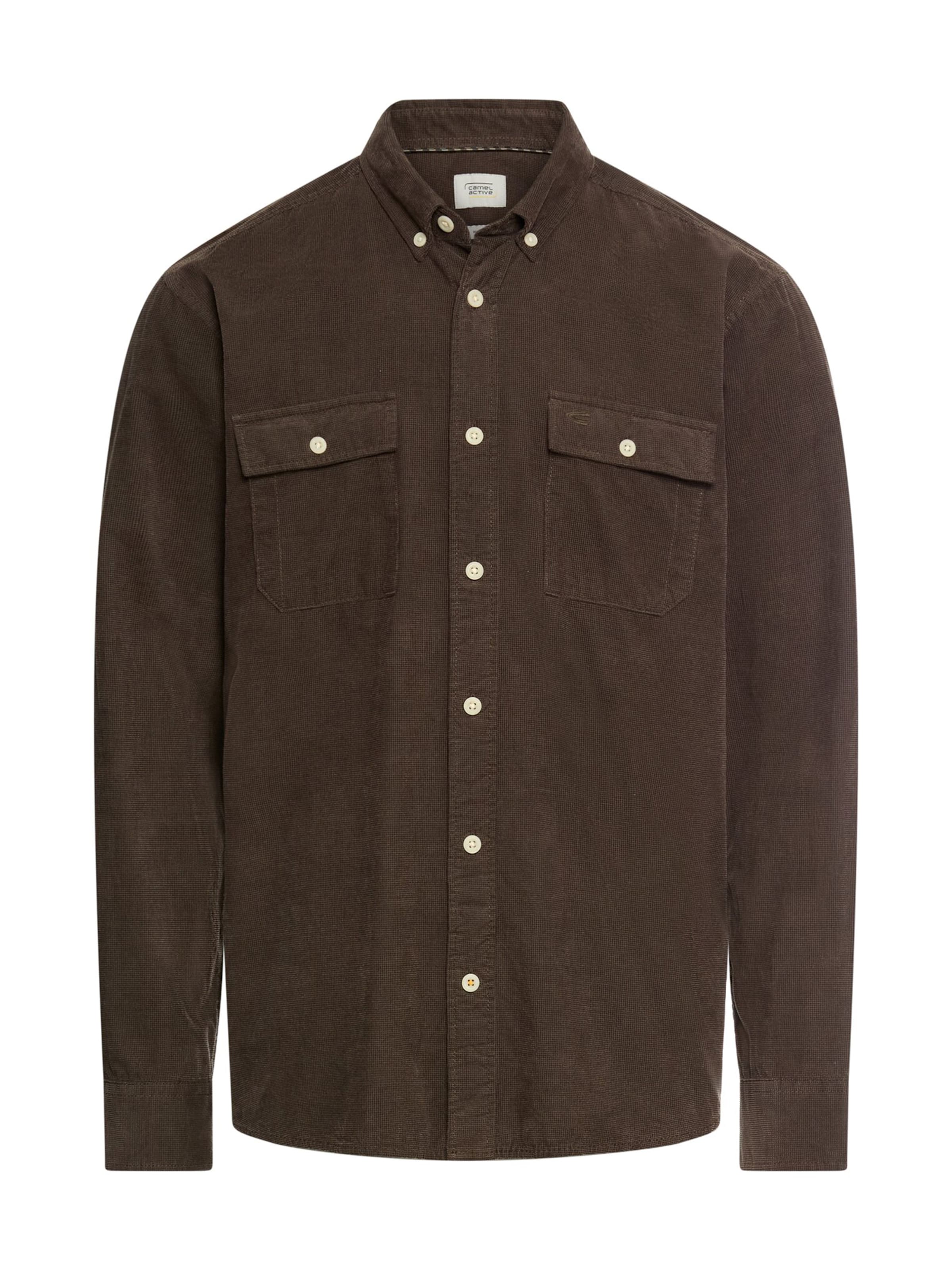 Coupe regular Chemise CAMEL ACTIVE en marron : devant