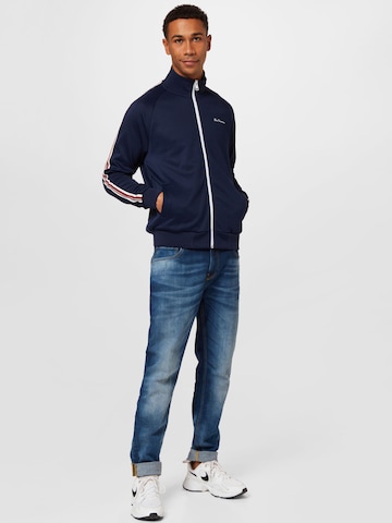 Ben Sherman Sweatjacke in Blau