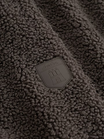 Derbe Fleece Jacket 'Kuschelby Troyer' in Brown