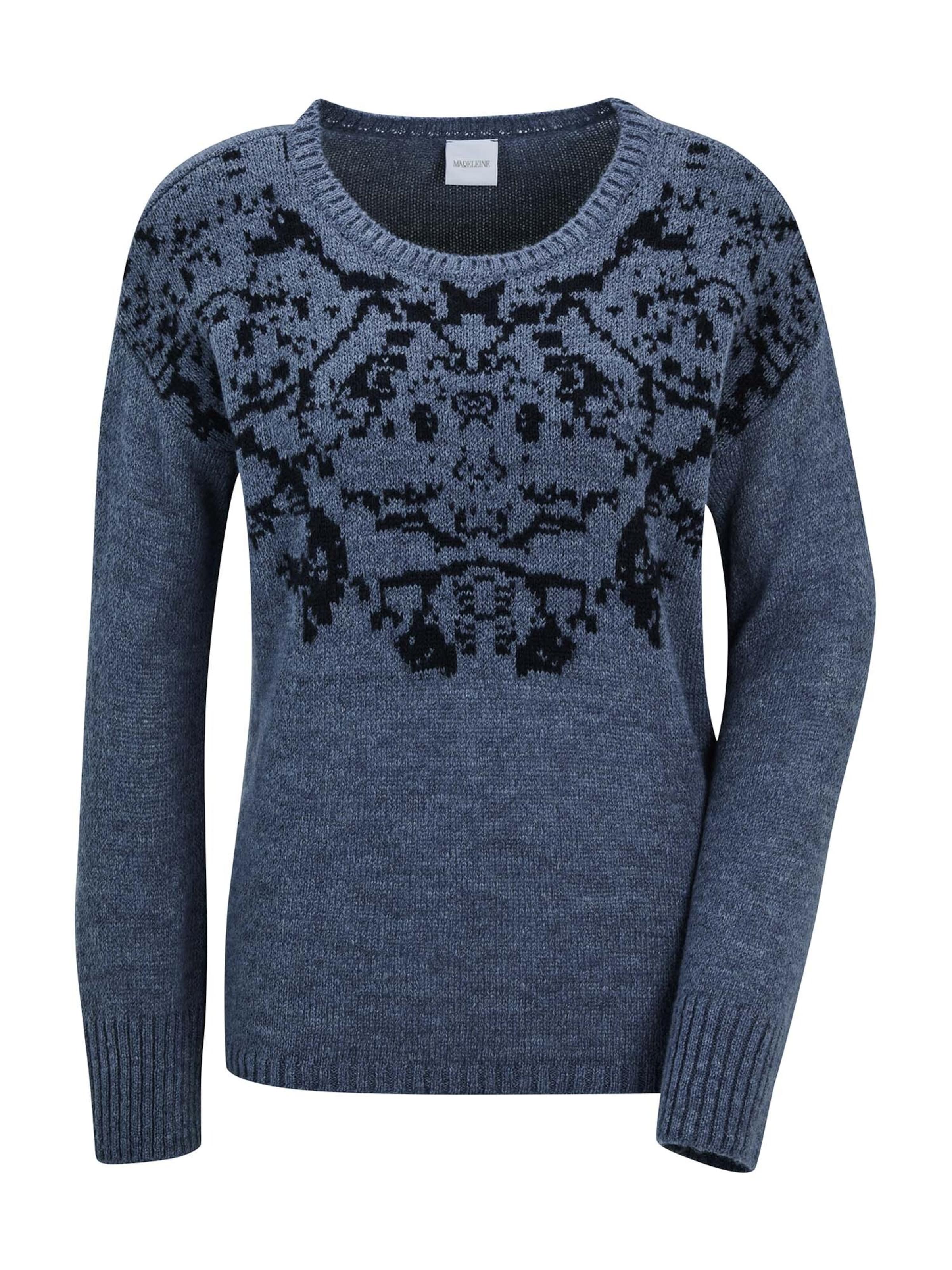 Pull-over MADELEINE en bleu : devant