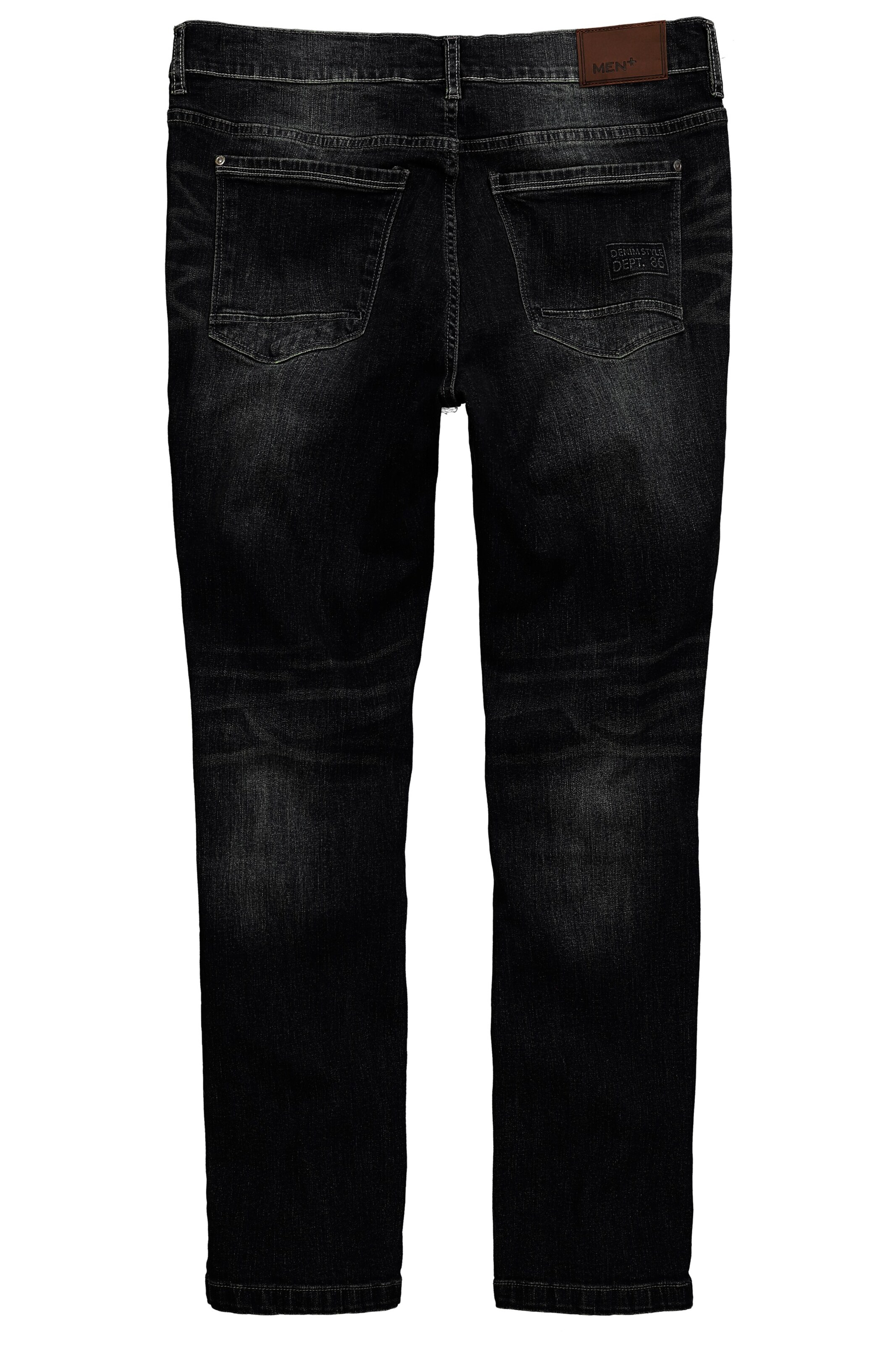 Men Plus Regular Jeans in Black