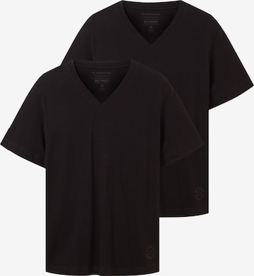 T-Shirt TOM TAILOR en noir : devant