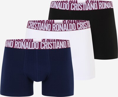 CR7 - Cristiano Ronaldo Boxershorts in de kleur Nachtblauw / Roodviolet / Zwart / Wit, Productweergave