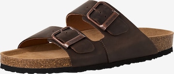 Mule Tamaris en marron : devant