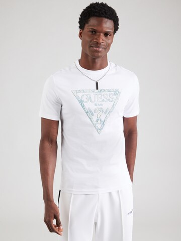Maglietta di GUESS in bianco: frontale
