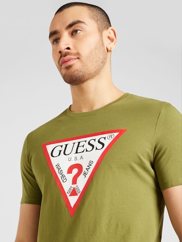 Maglietta di GUESS in verde