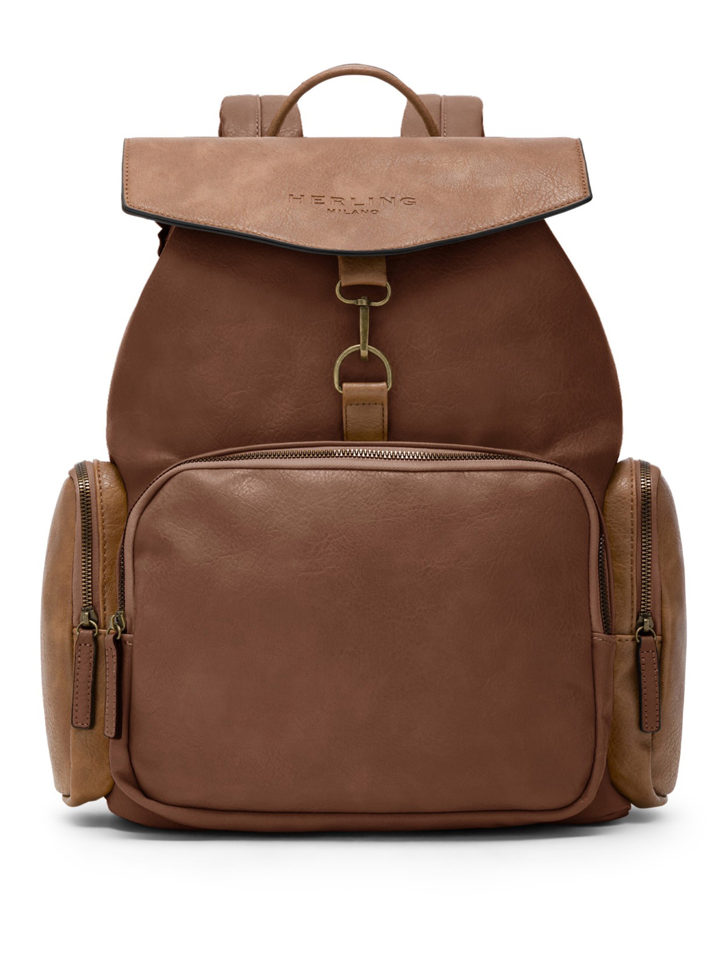 Herling Rucksack 'Bennett'‌‌‌‌‌‌‌‌‌ in Braun: Vorderseite
