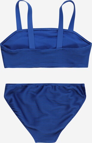 Abercrombie & Fitch Bandeau Bikini in Blauw