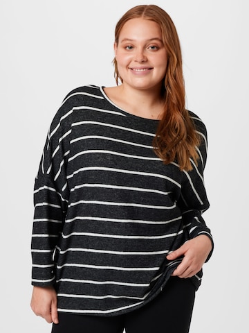 Dorothy Perkins Curve Shirt in Black: front