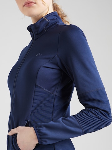 ONLY PLAY Athletic Fleece Jacket 'JETTA' in Blue