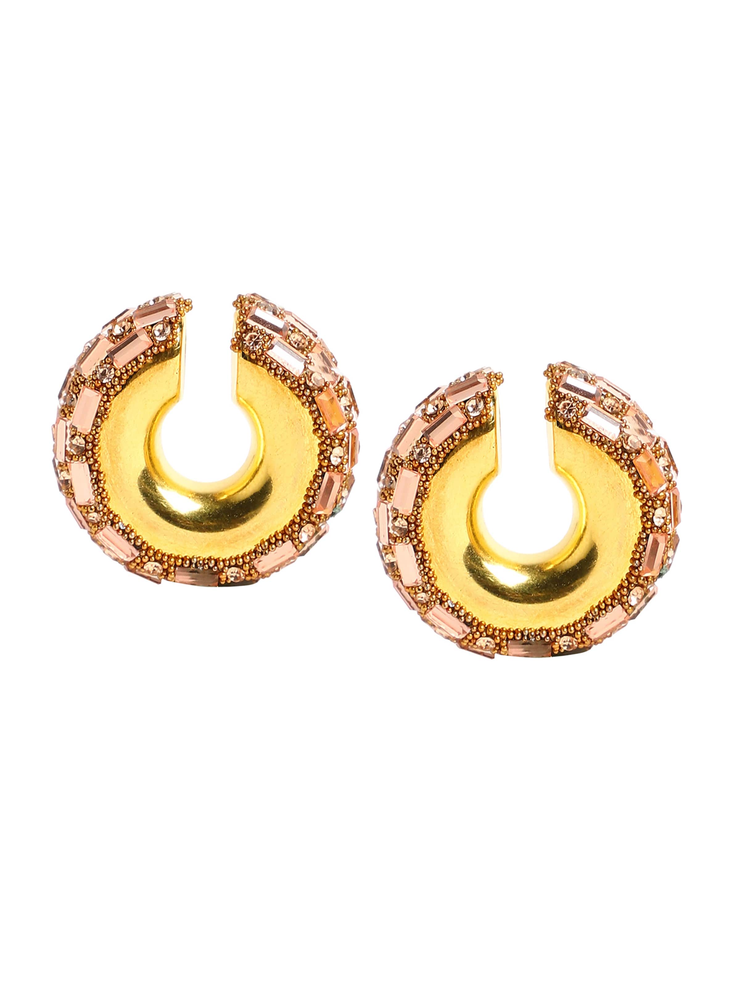 SOHI Обеци 'Joohi' в злато: отпред