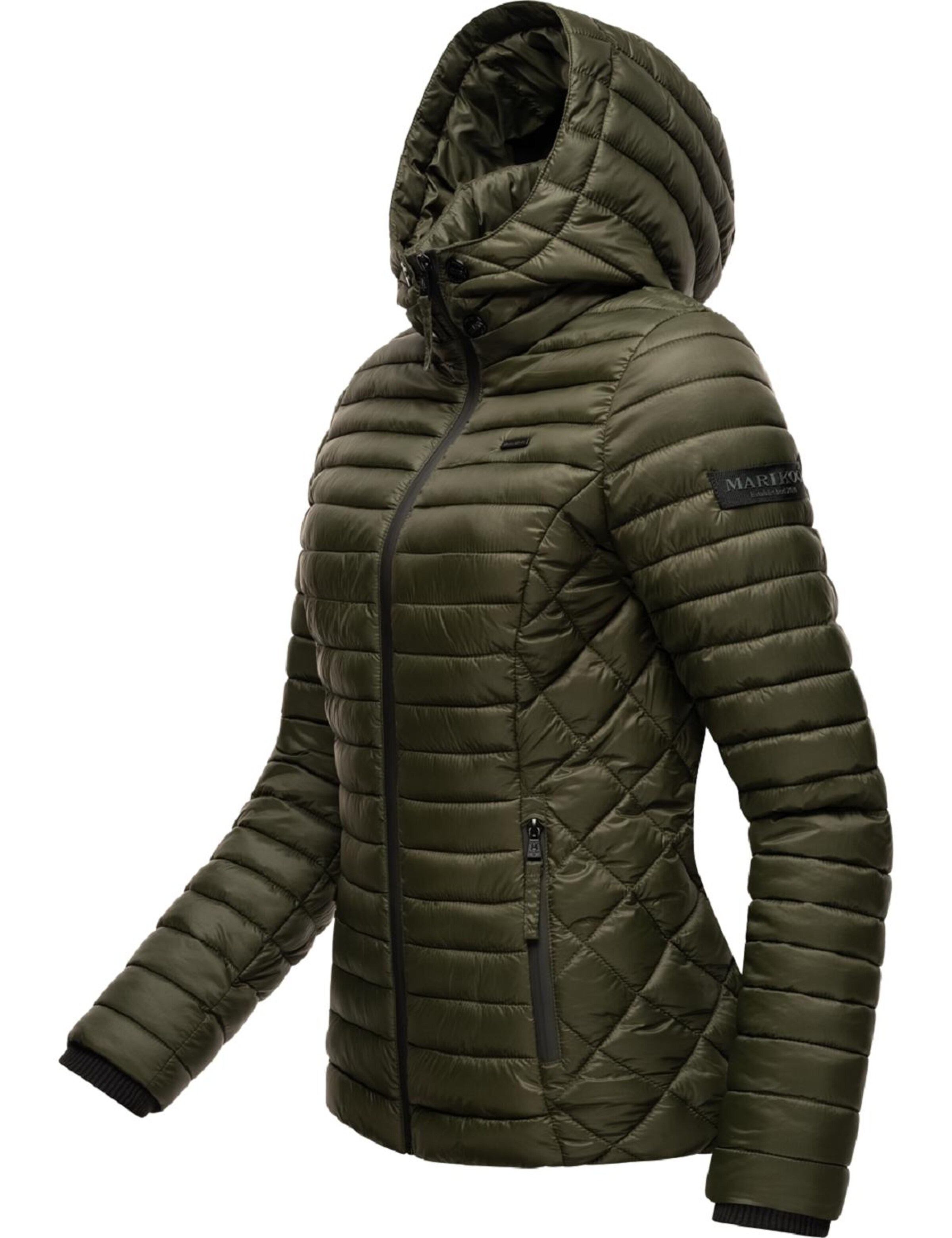 Veste mi-saison 'Samtpfote' MARIKOO en vert