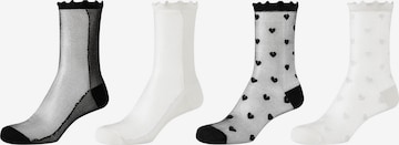 s.Oliver Socks in White: front