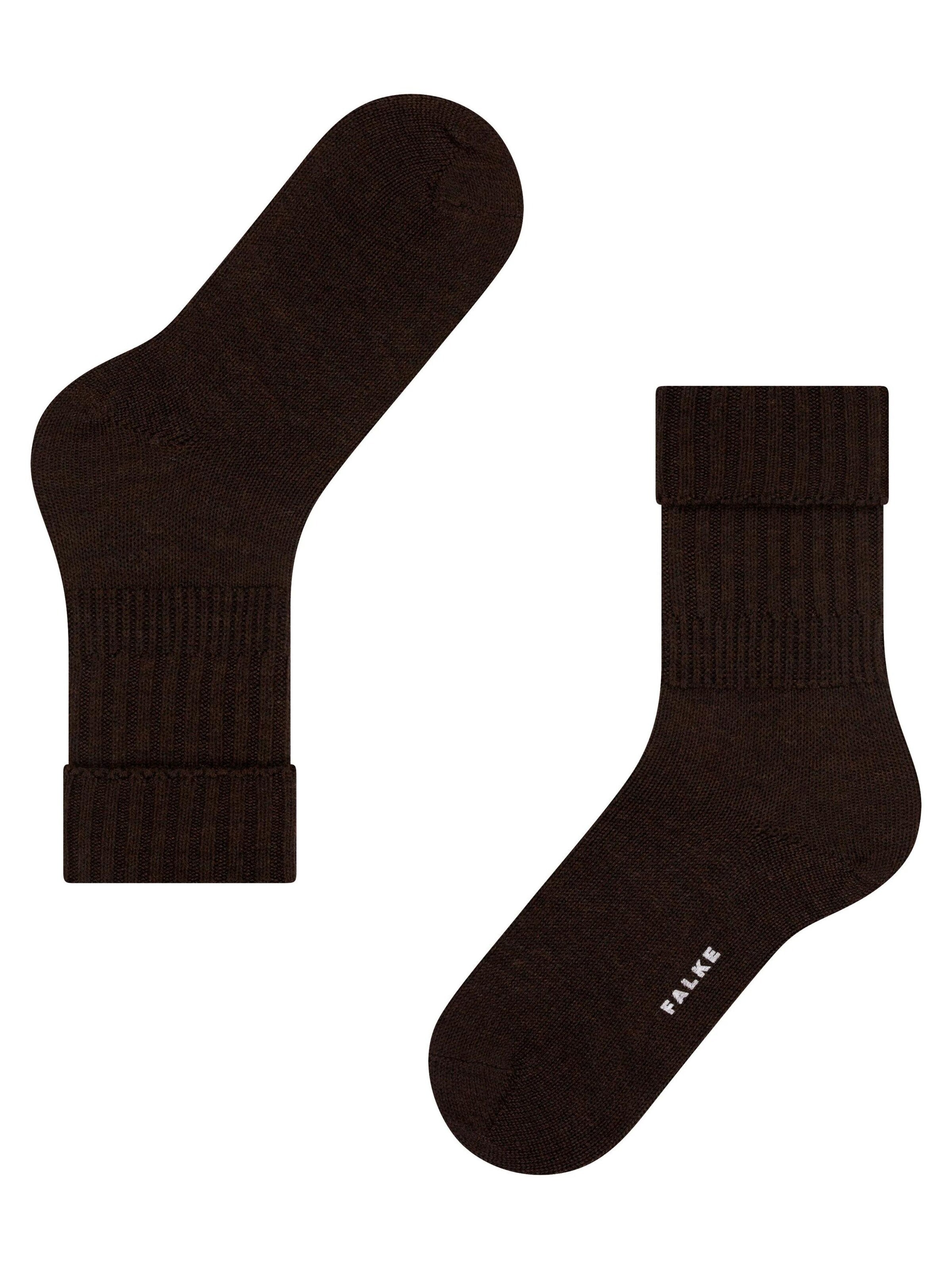 FALKE Socken 'Striggings Rib'‌‌ in Braun