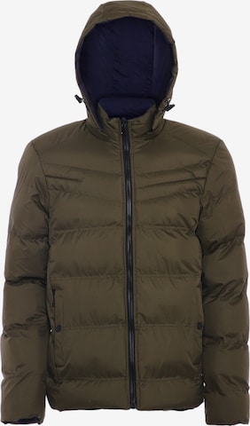 ICELOS Winter Jacket in Green: front