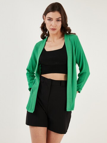 LELA Knit Cardigan in Green