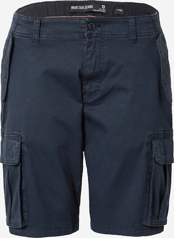 INDICODE JEANS Regular Cargo trousers 'Sully' in Blue: front