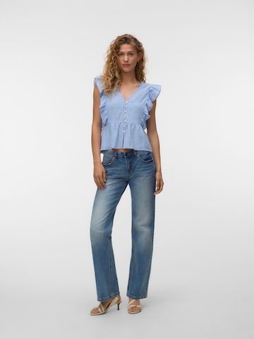 VERO MODA Blouse 'VMVIDO' in Blue