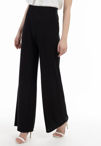 Loosefit Pantalon faina en noir : devant