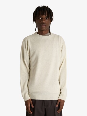 Pull-over Grifoni en beige : devant