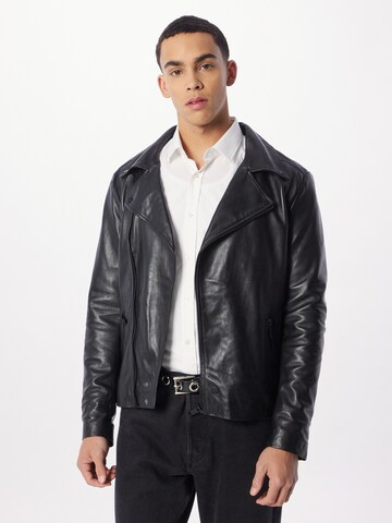 FREAKY NATION Between-Season Jacket 'Be Cool' in Black: front