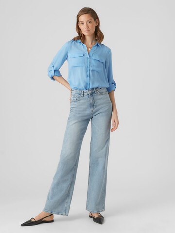 VERO MODA Bluse in Blau