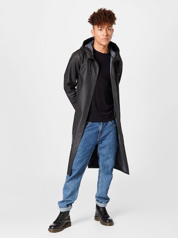 Stutterheim Between-Seasons Coat 'Stockholm' in Black