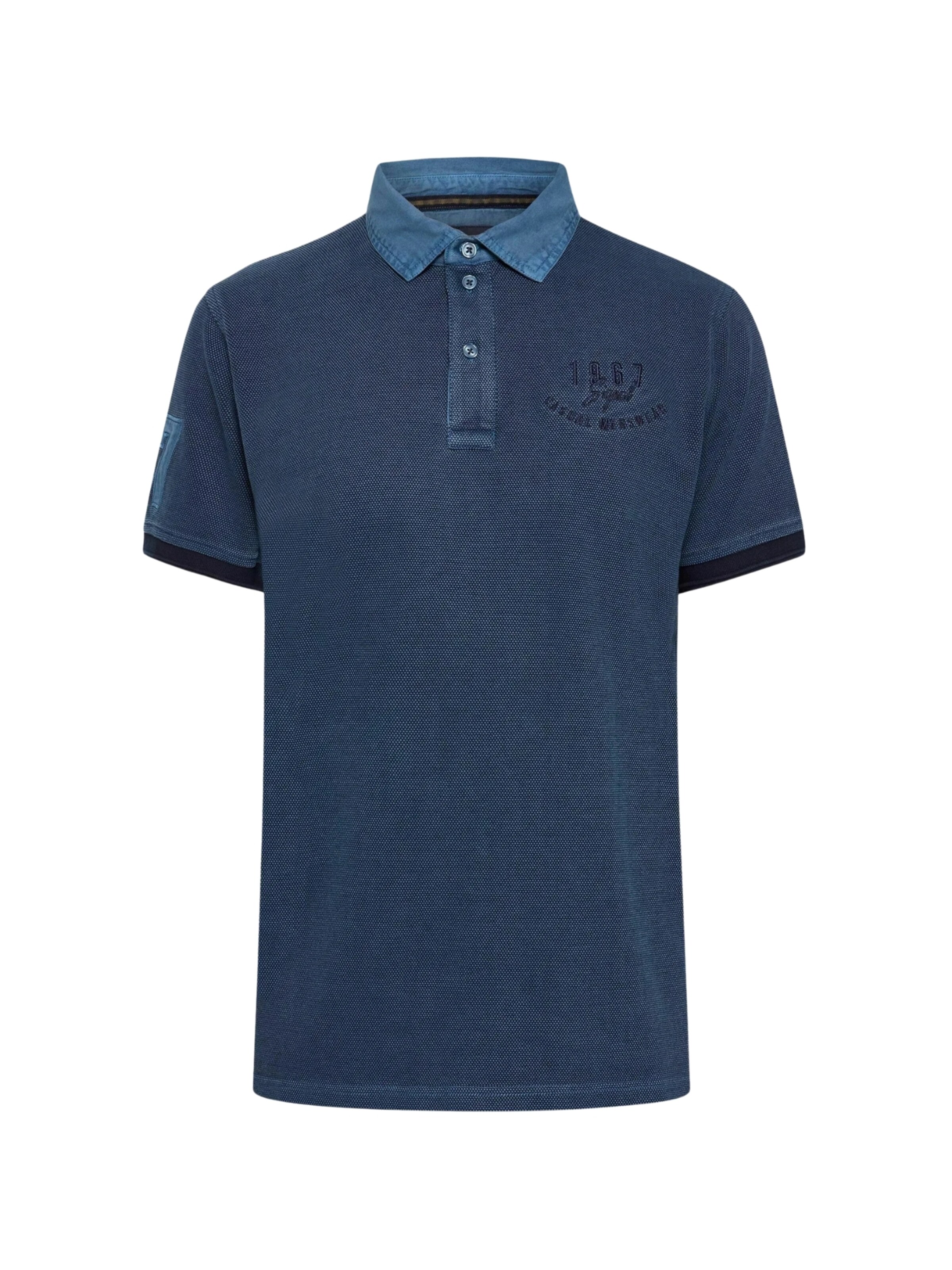 Signal Shirt 'Oscar' in Blue: front