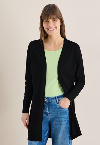 CECIL Knit Cardigan in Black: front