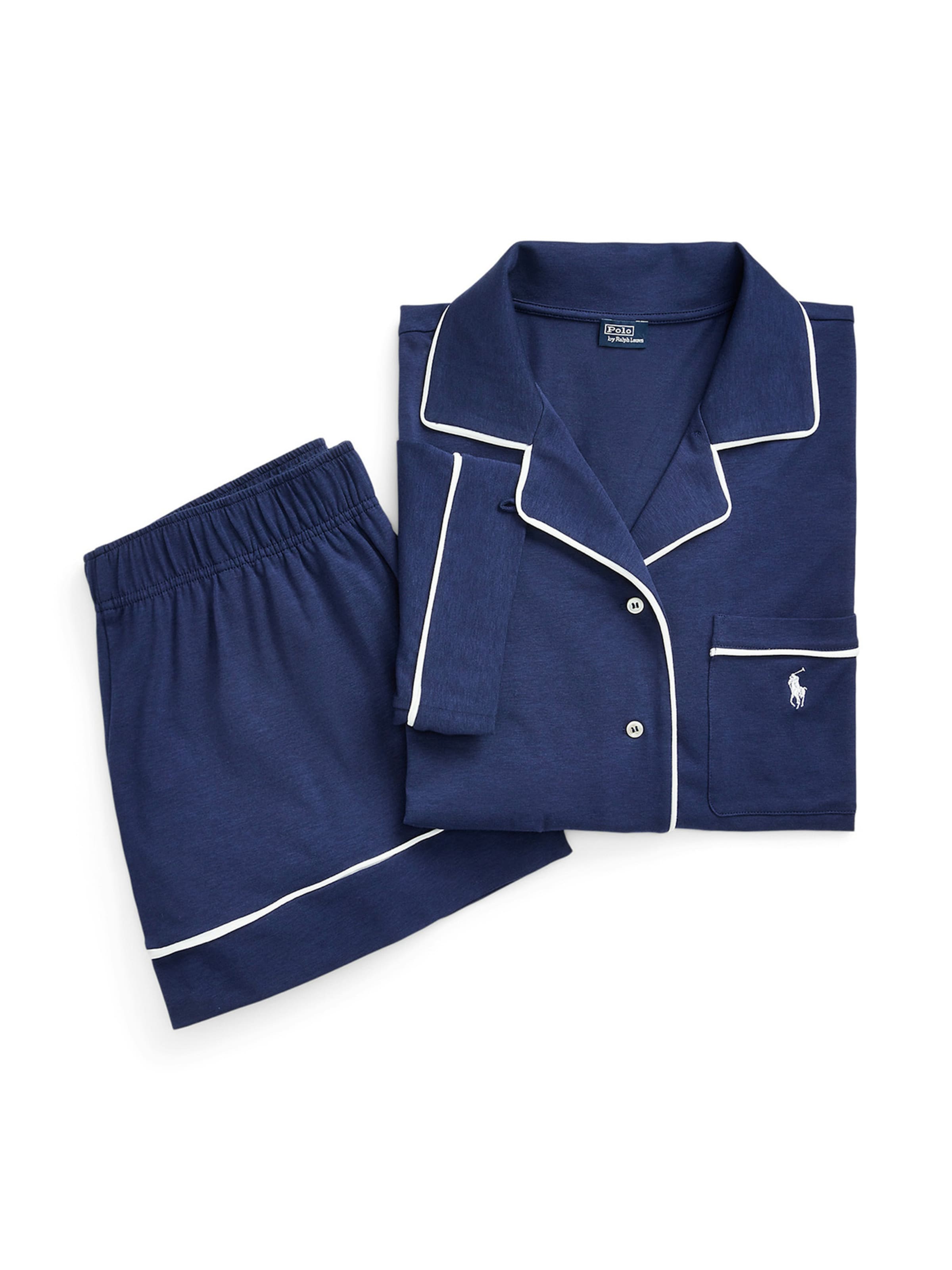 Pyjama ' Polo Essentials ' Polo Ralph Lauren en bleu : devant
