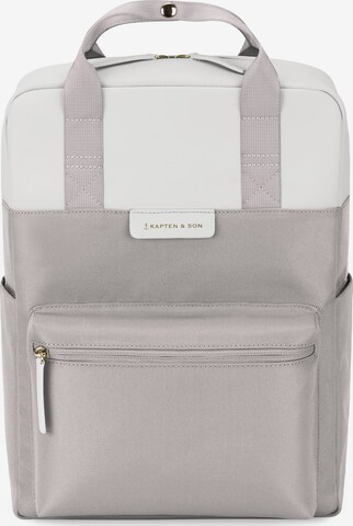 Kapten & Son Backpack 'Bergen' in Grey: front