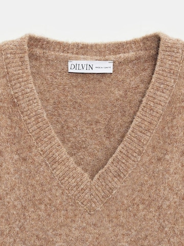 Dilvin Sweater 'Pullover' in Beige