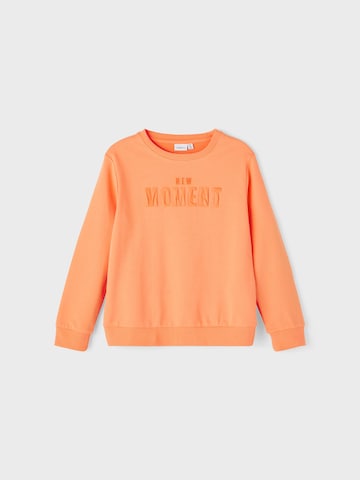 NAME IT Sweatshirt 'HAMADS' in Orange