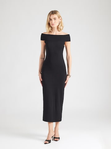 ARMANI EXCHANGE Strikkjole i sort: forside